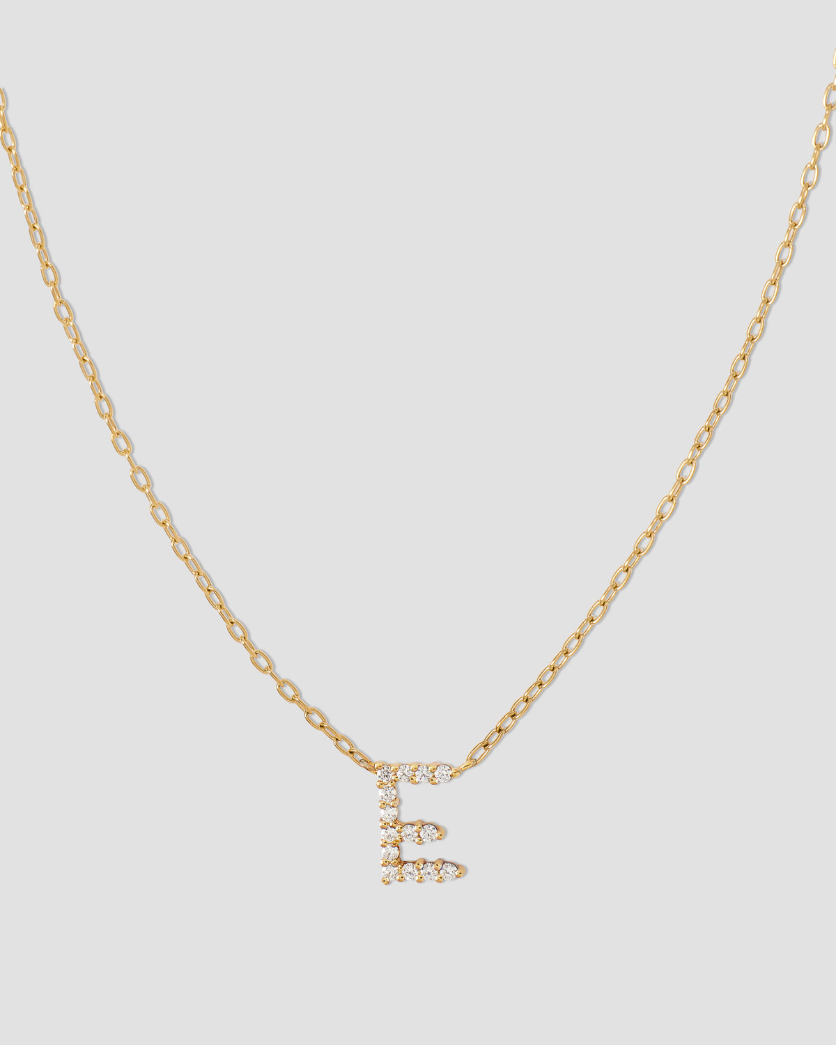 Small Floating Letter Pendant