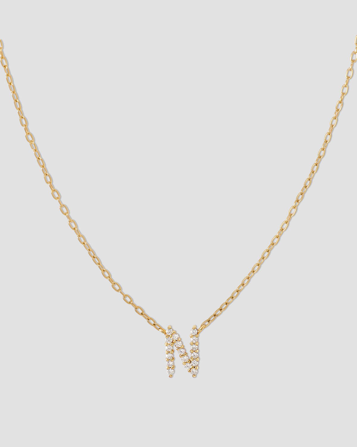 Small Floating Letter Pendant