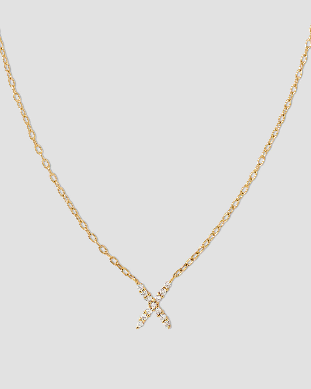 Small Floating Letter Pendant