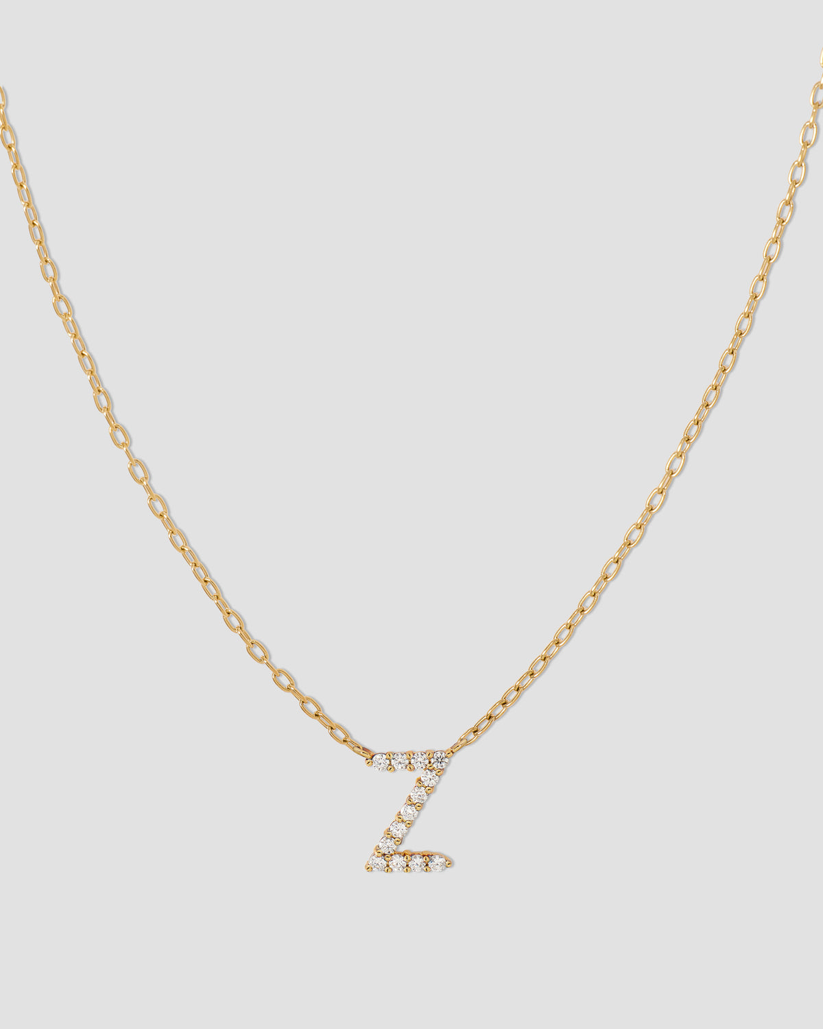Small Floating Letter Pendant