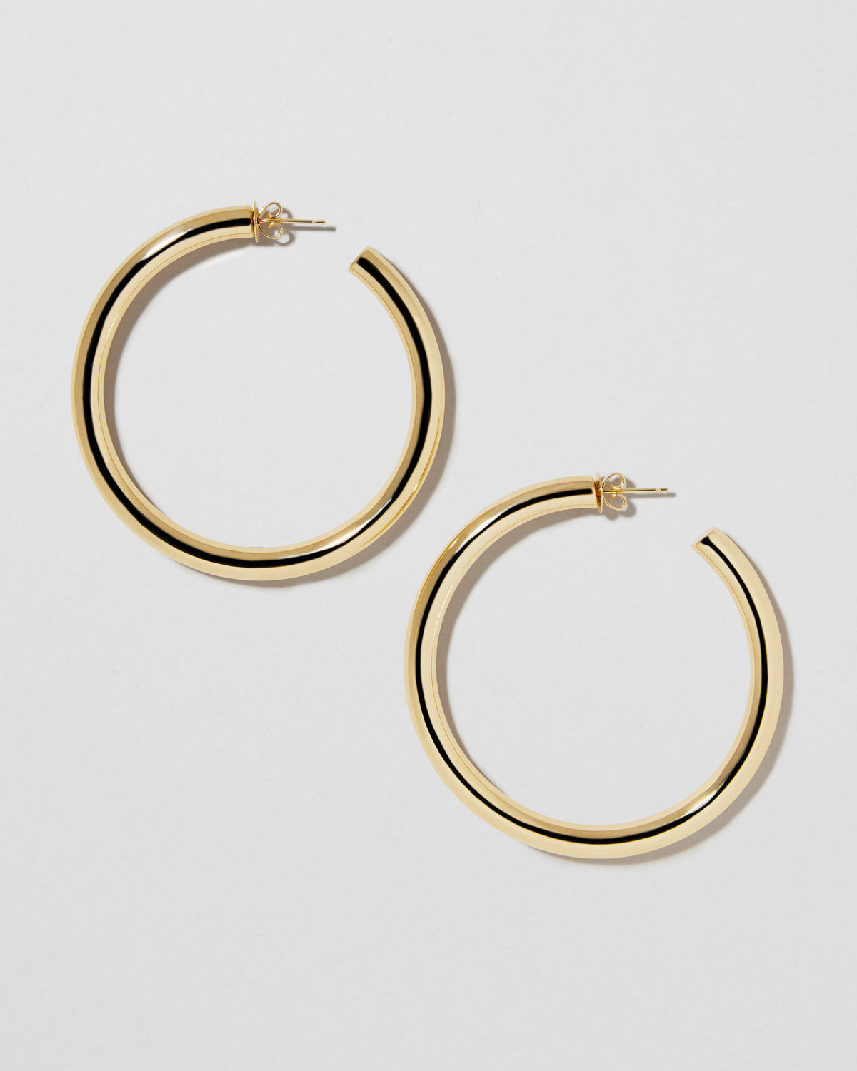 Jennifer Fisher - 2'' Fine Natasha Hoops - Yellow Gold