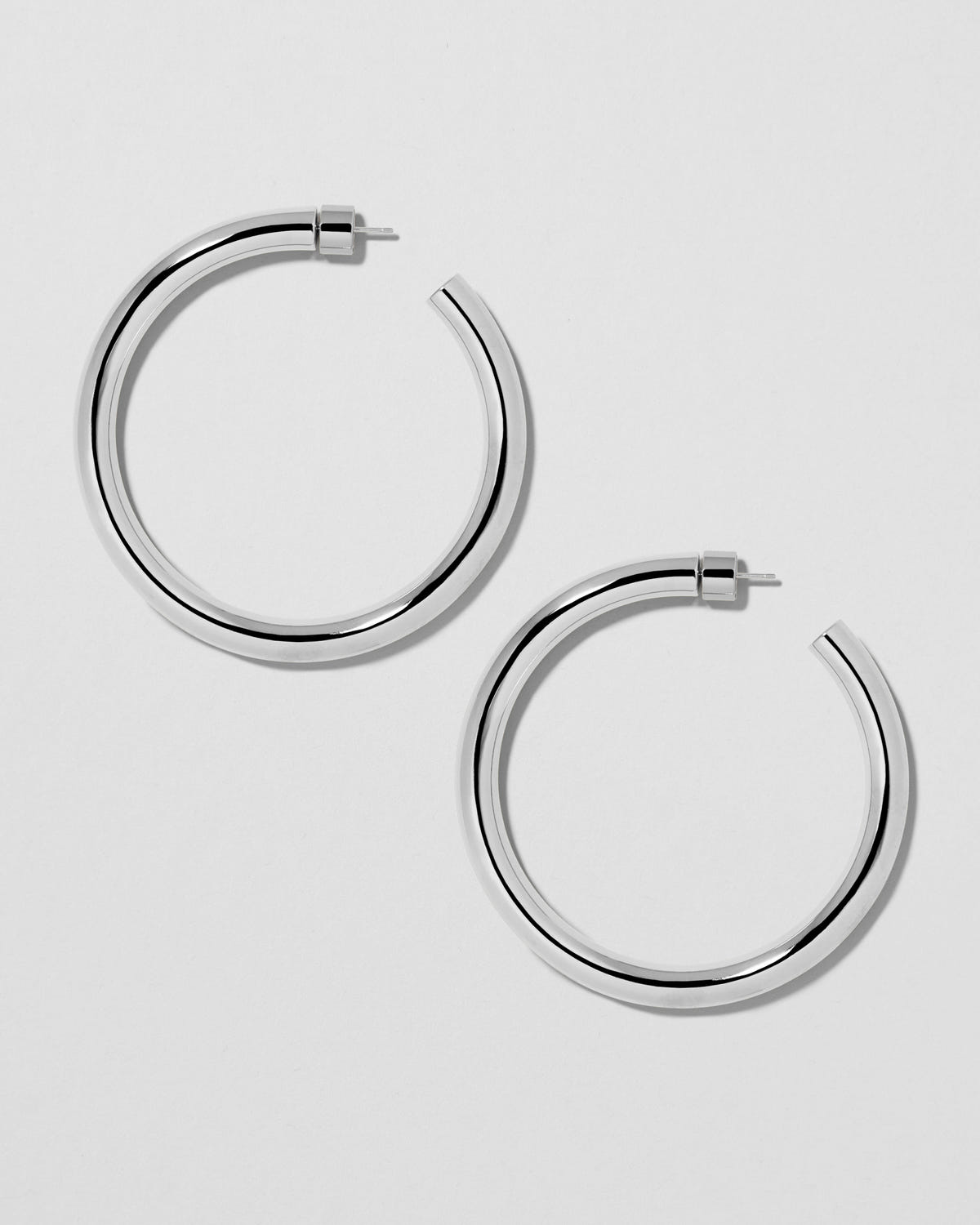 2" Samira Hoops gold earring - close-up detail | hoop earrings