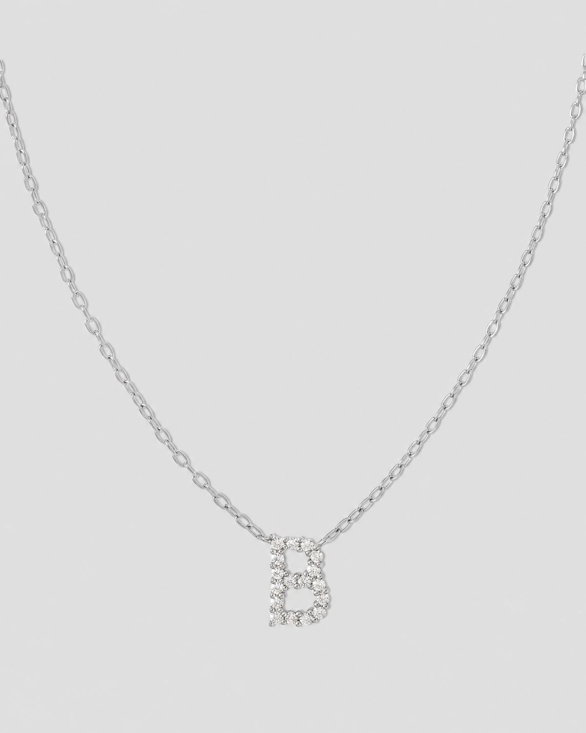 Small Floating Letter Pendant
