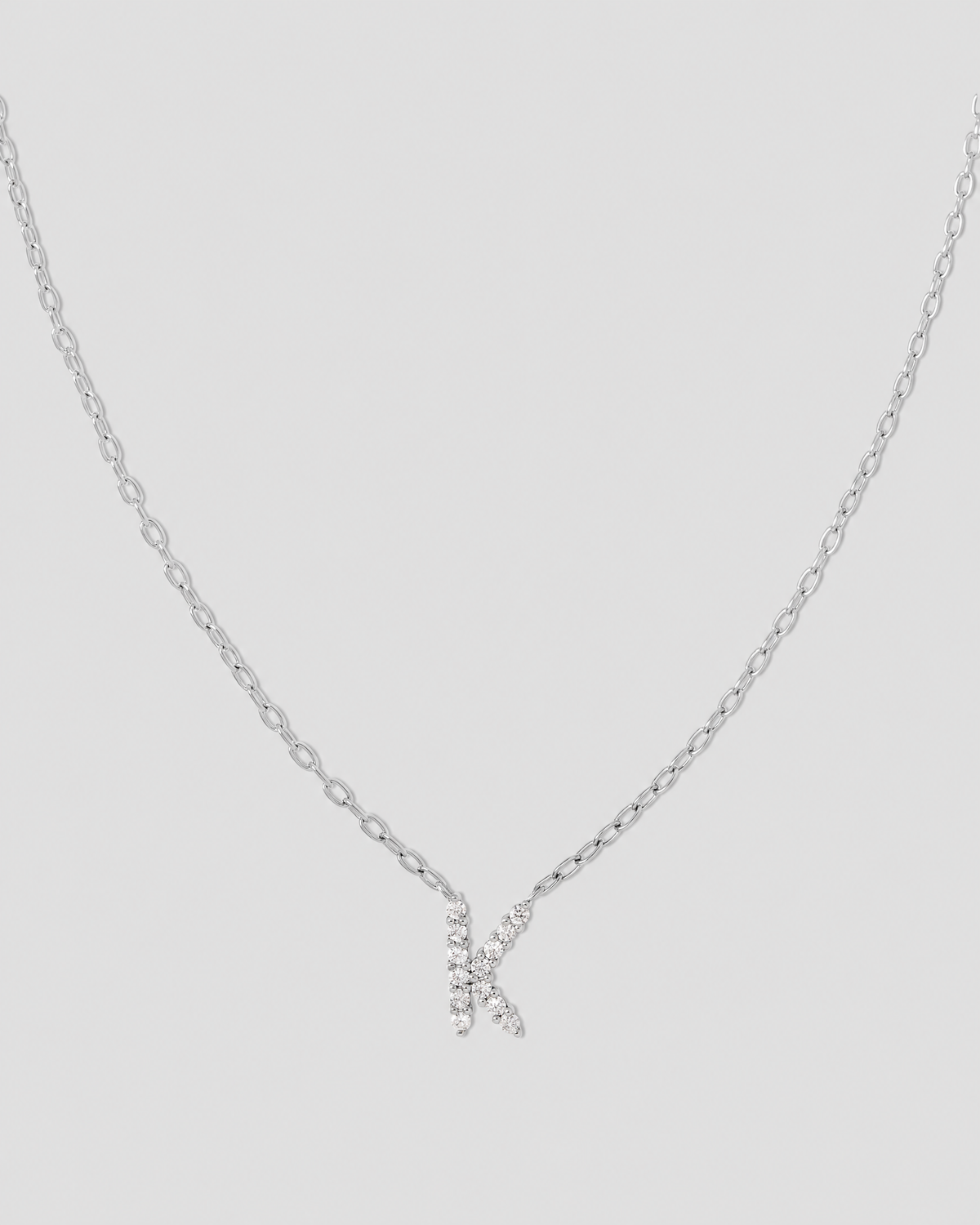 Small Floating Letter Pendant