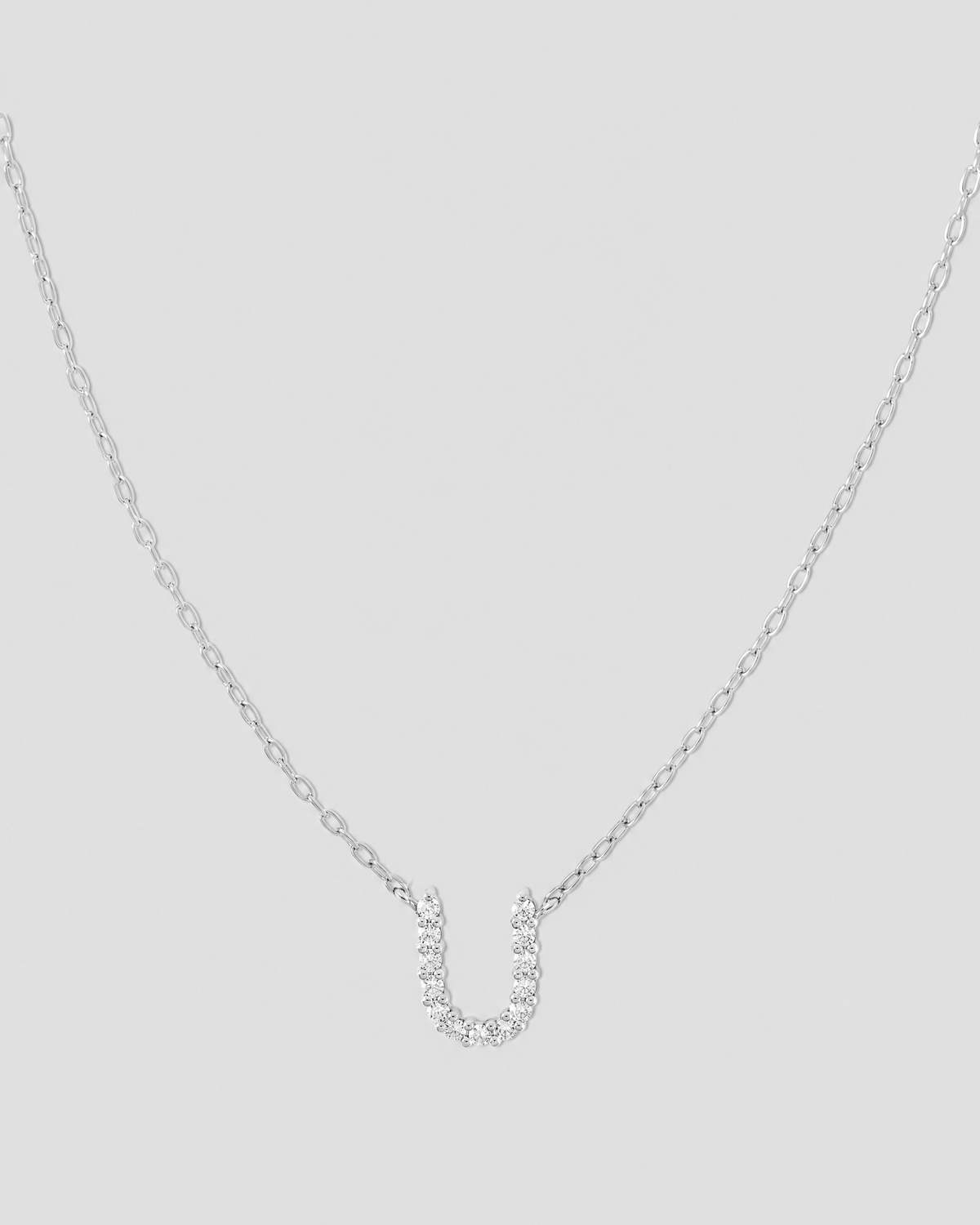 Small Floating Letter Pendant