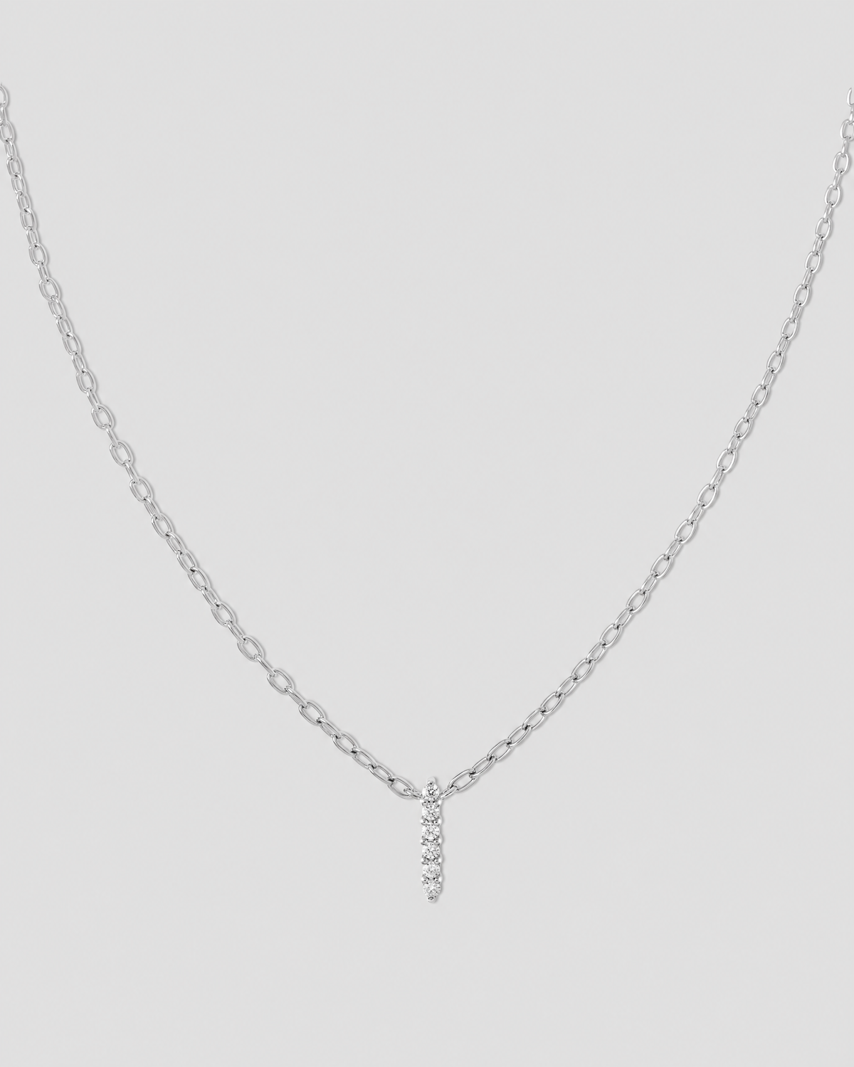 Small Floating Letter Pendant