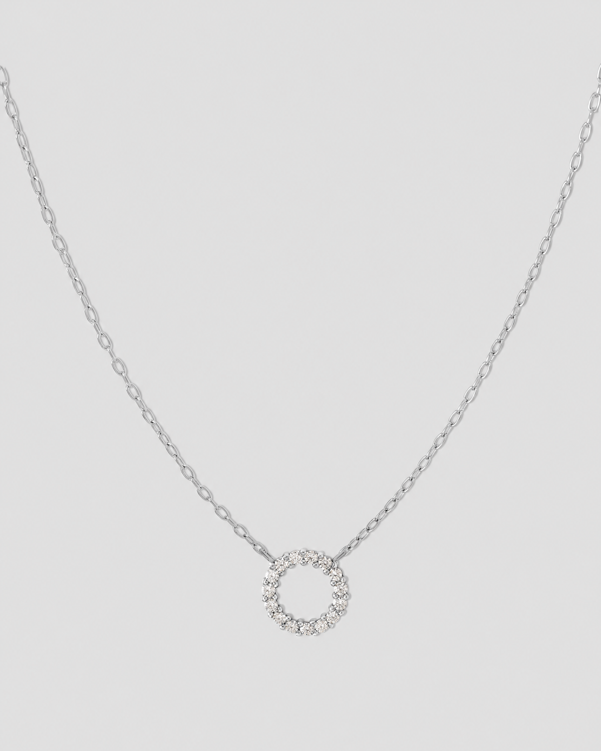 Small Floating Letter Pendant