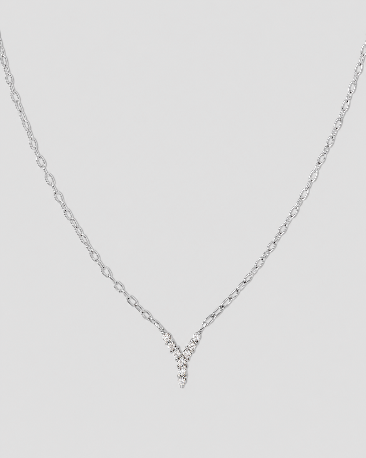 Small Floating Letter Pendant
