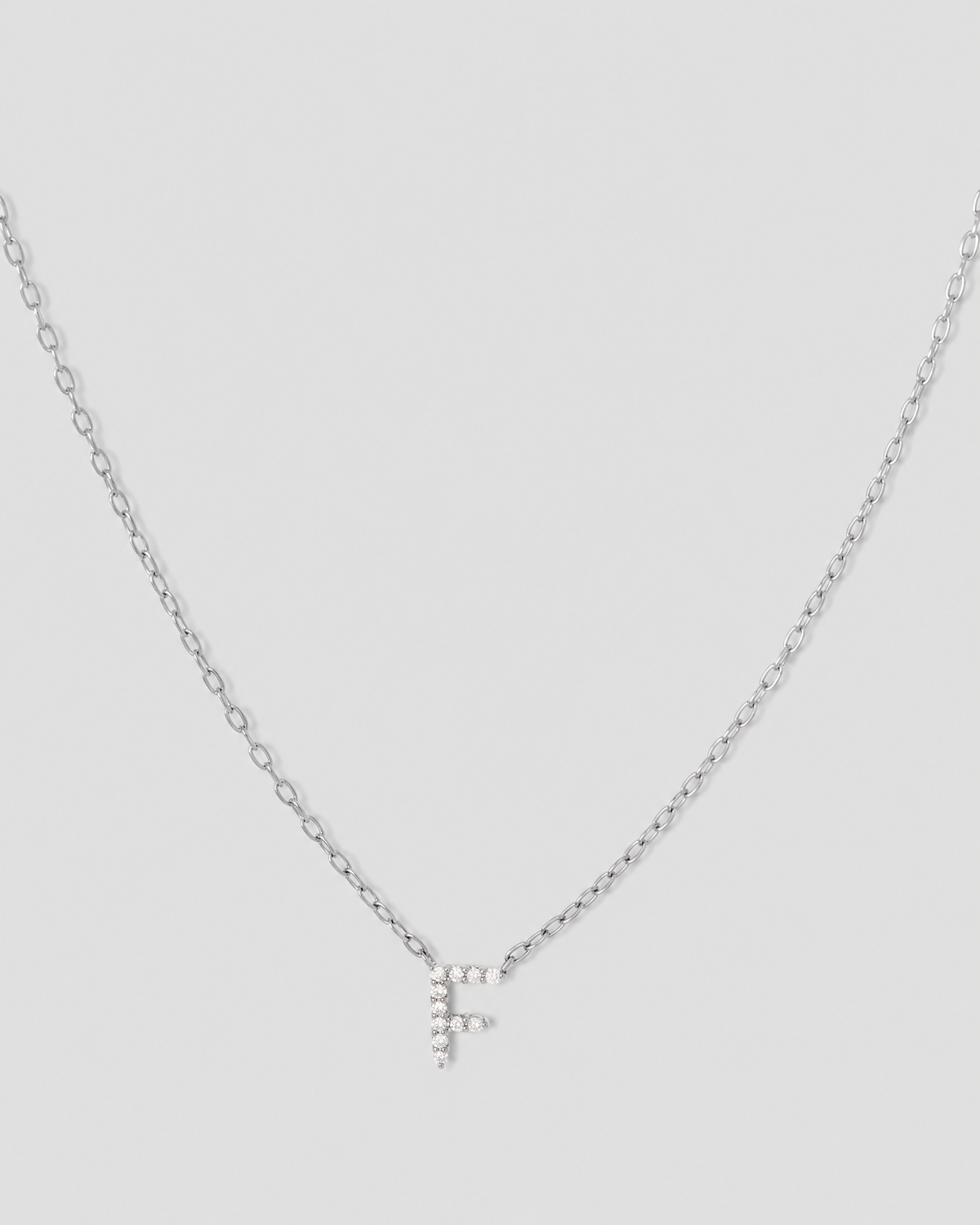 Small Floating Letter Pendant