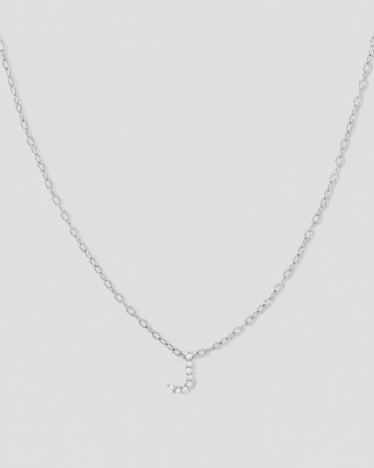 Small Floating Letter Pendant