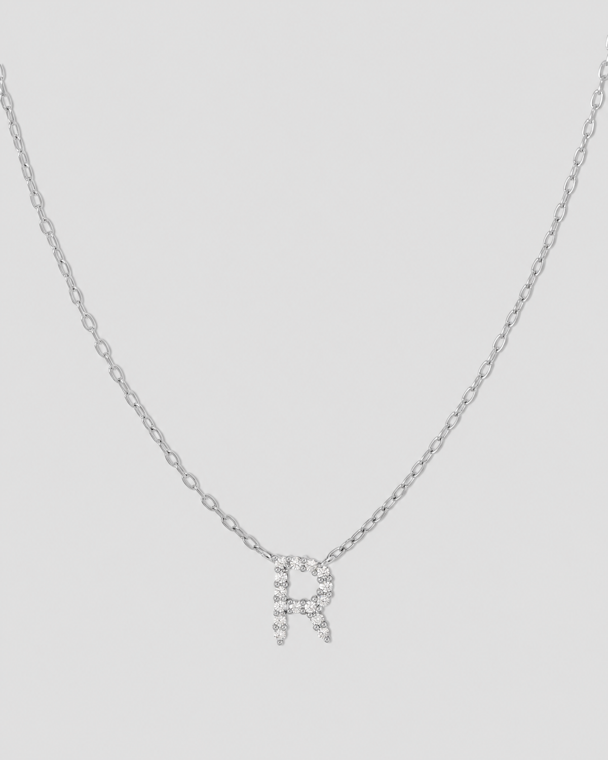 Small Floating Letter Pendant