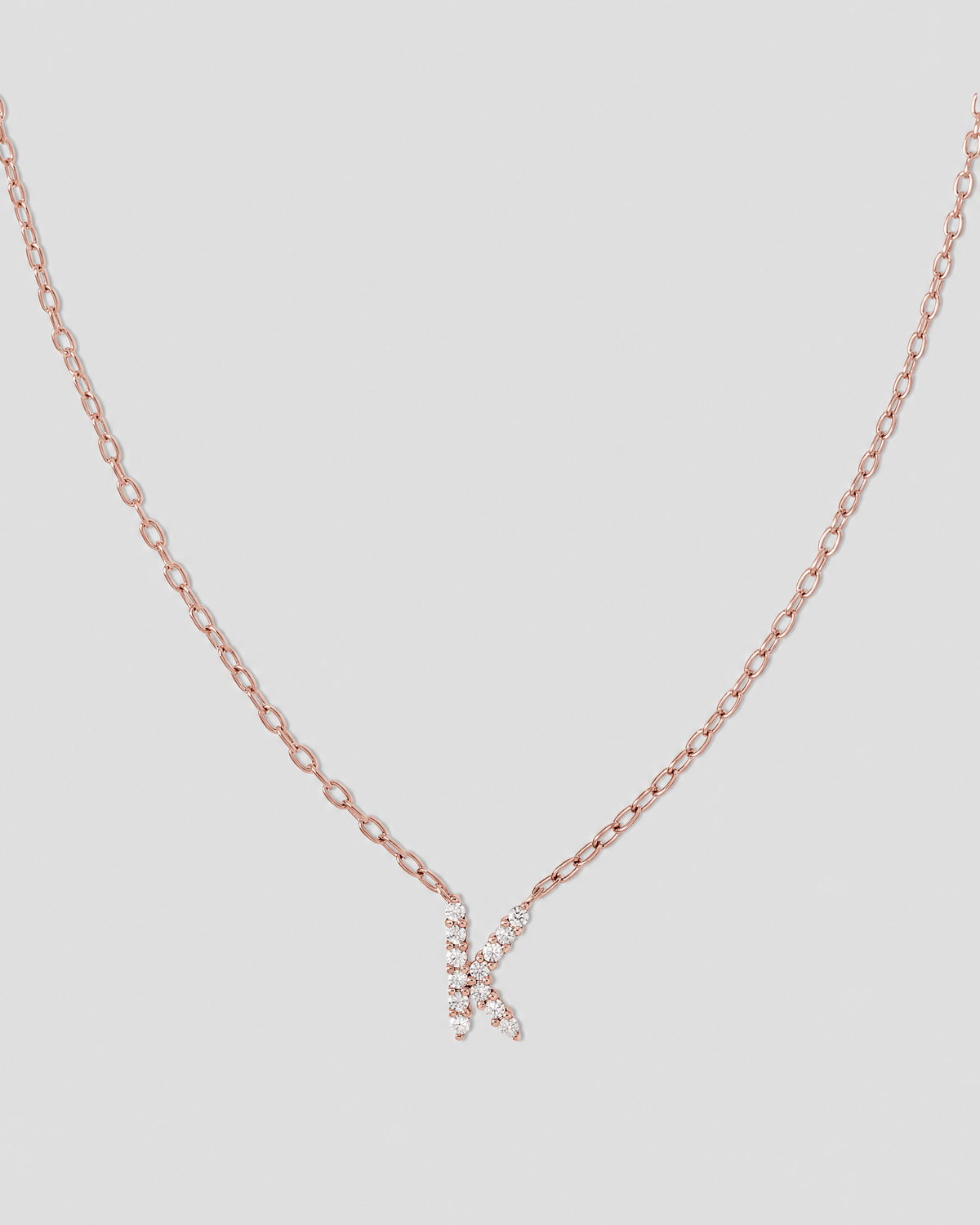 Small Floating Letter Pendant