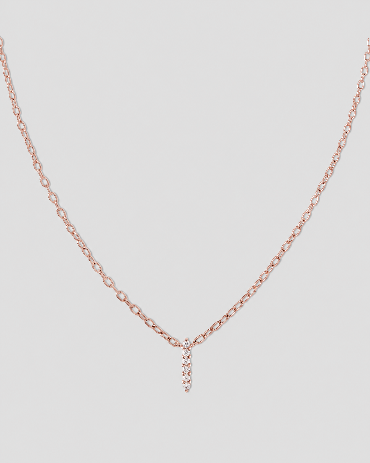Small Floating Letter Pendant