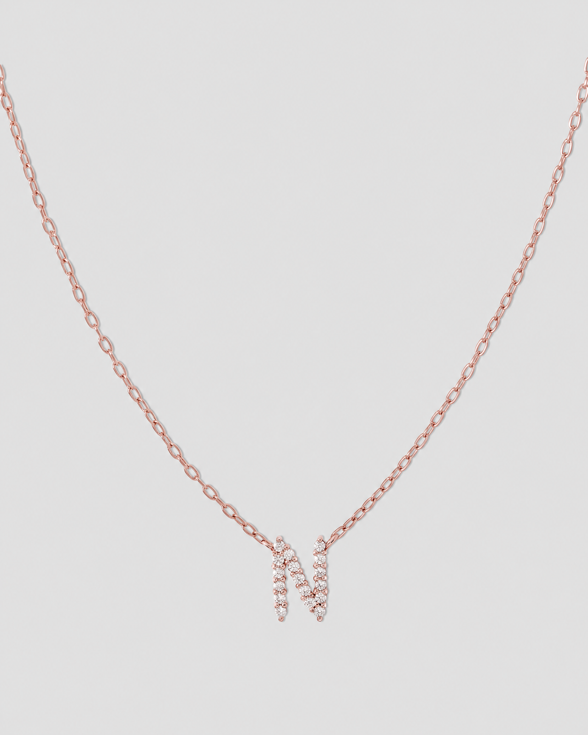 Small Floating Letter Pendant