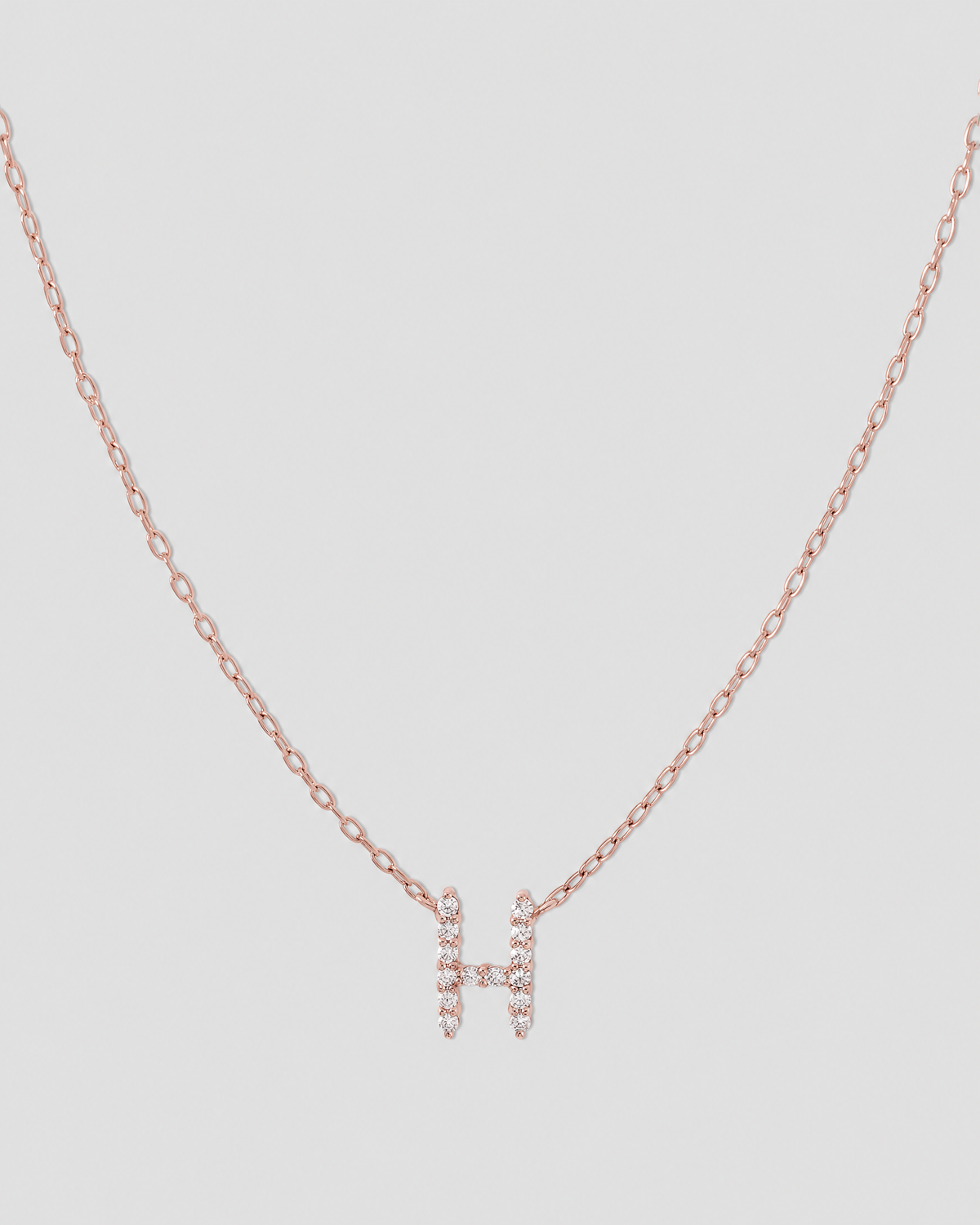 Small Floating Letter Pendant