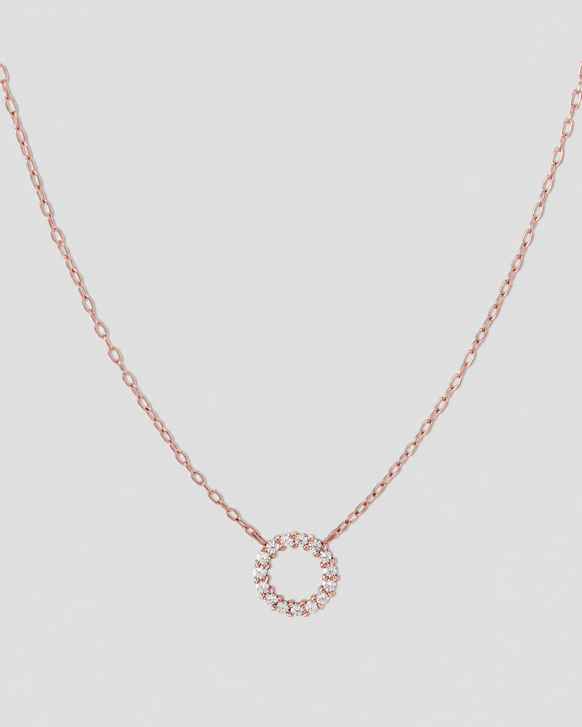 Small Floating Letter Pendant
