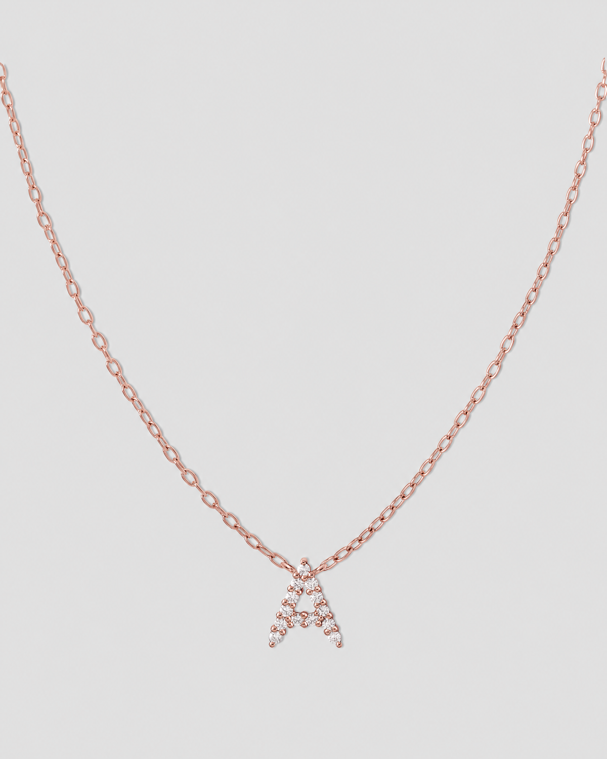 Small Floating Letter Pendant