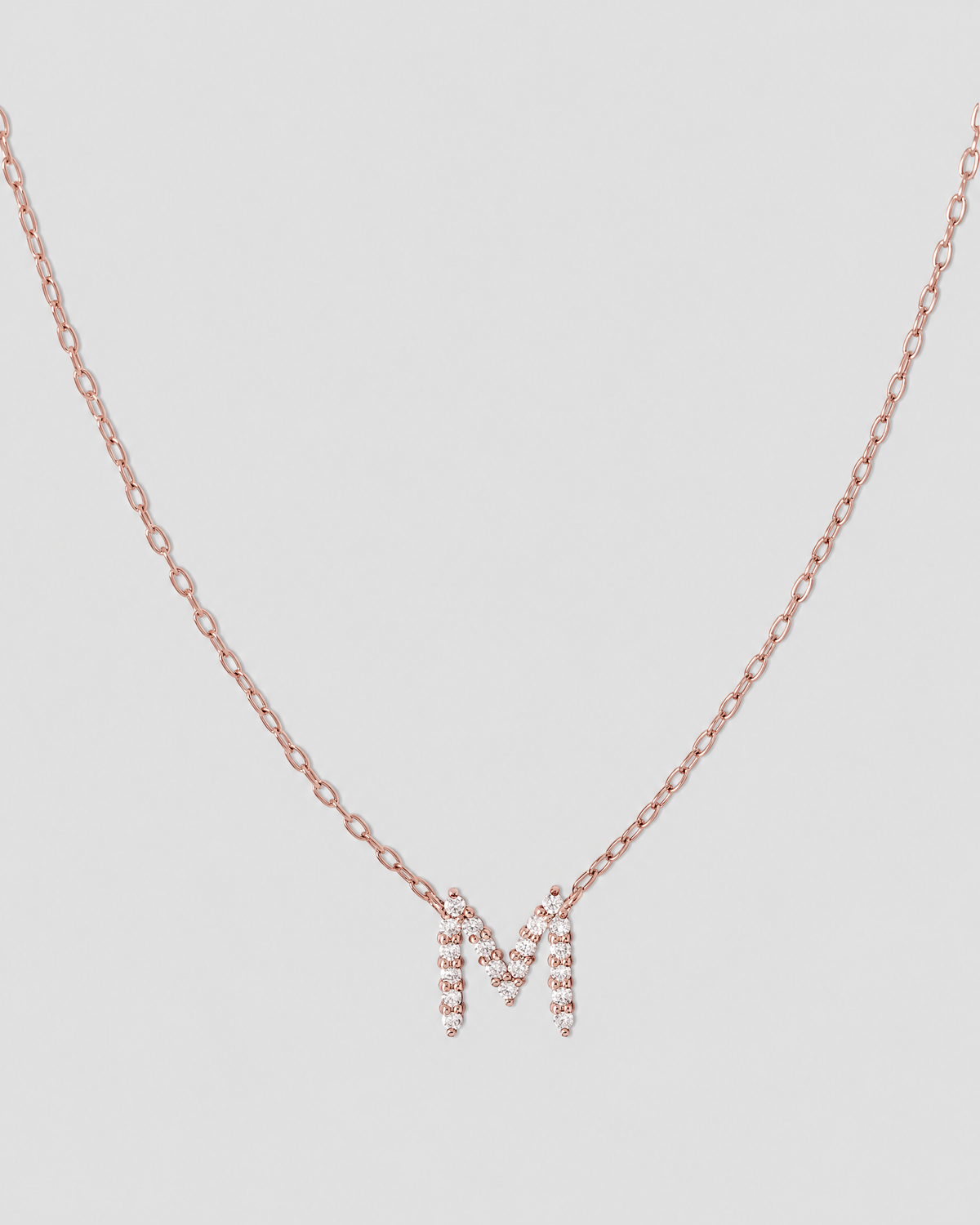 Small Floating Letter Pendant