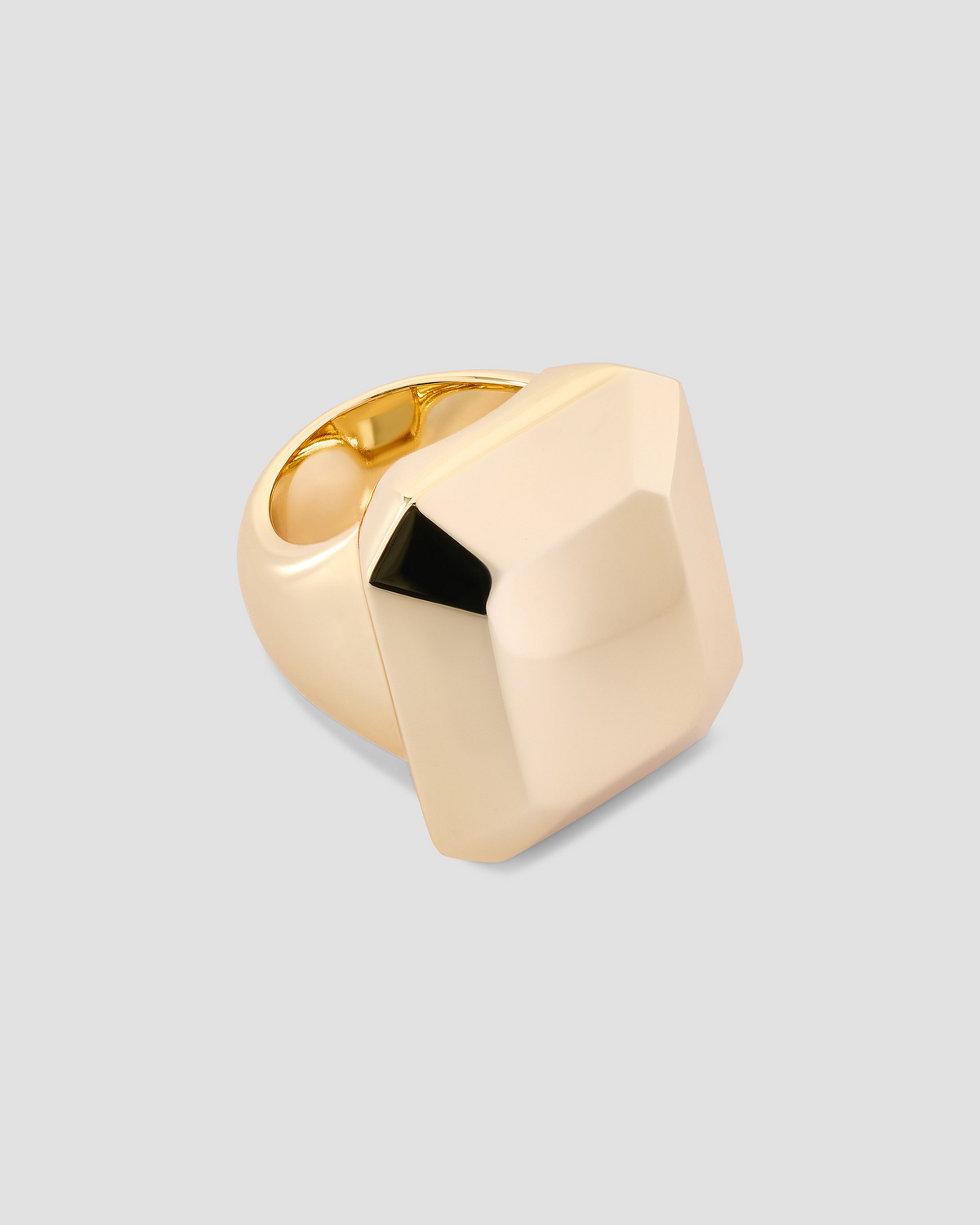 Metal Emerald Ring