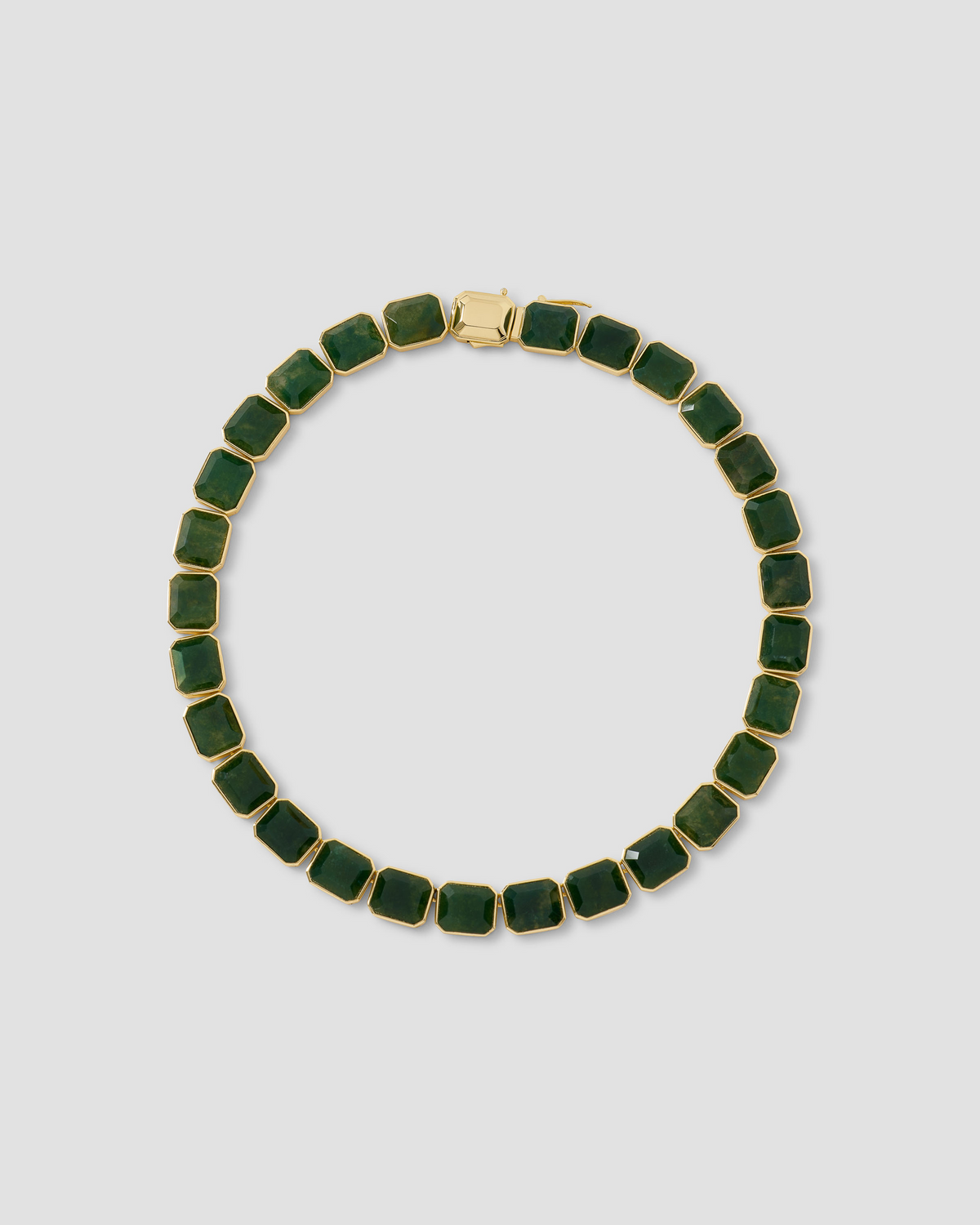 Semi-Precious Emerald Necklace
