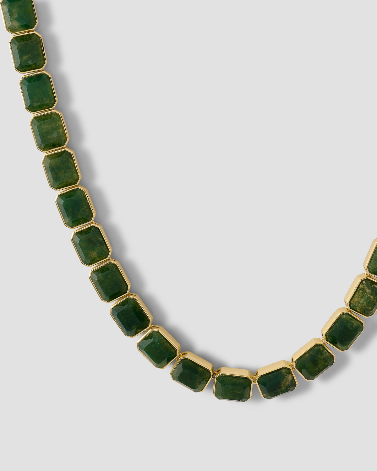 Semi-Precious Emerald Necklace