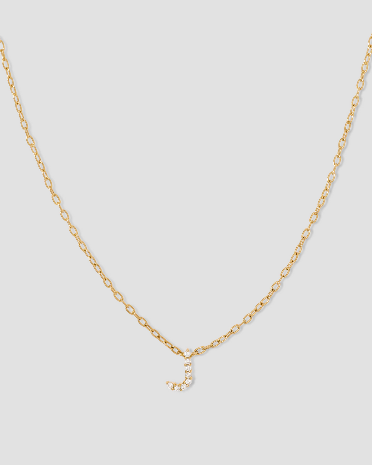 Small Floating Letter Pendant