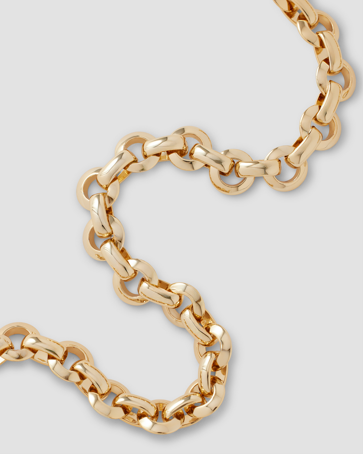 KDH Chain necklace - styled on model | 14k gold chain