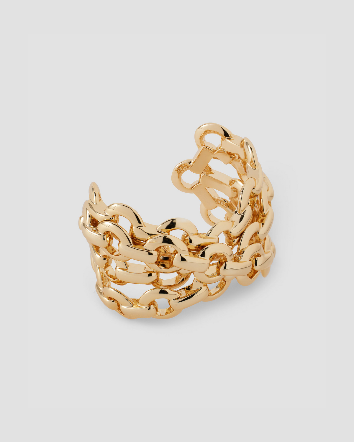 KDH Cuff bracelet - front view | 14k gold bracelet