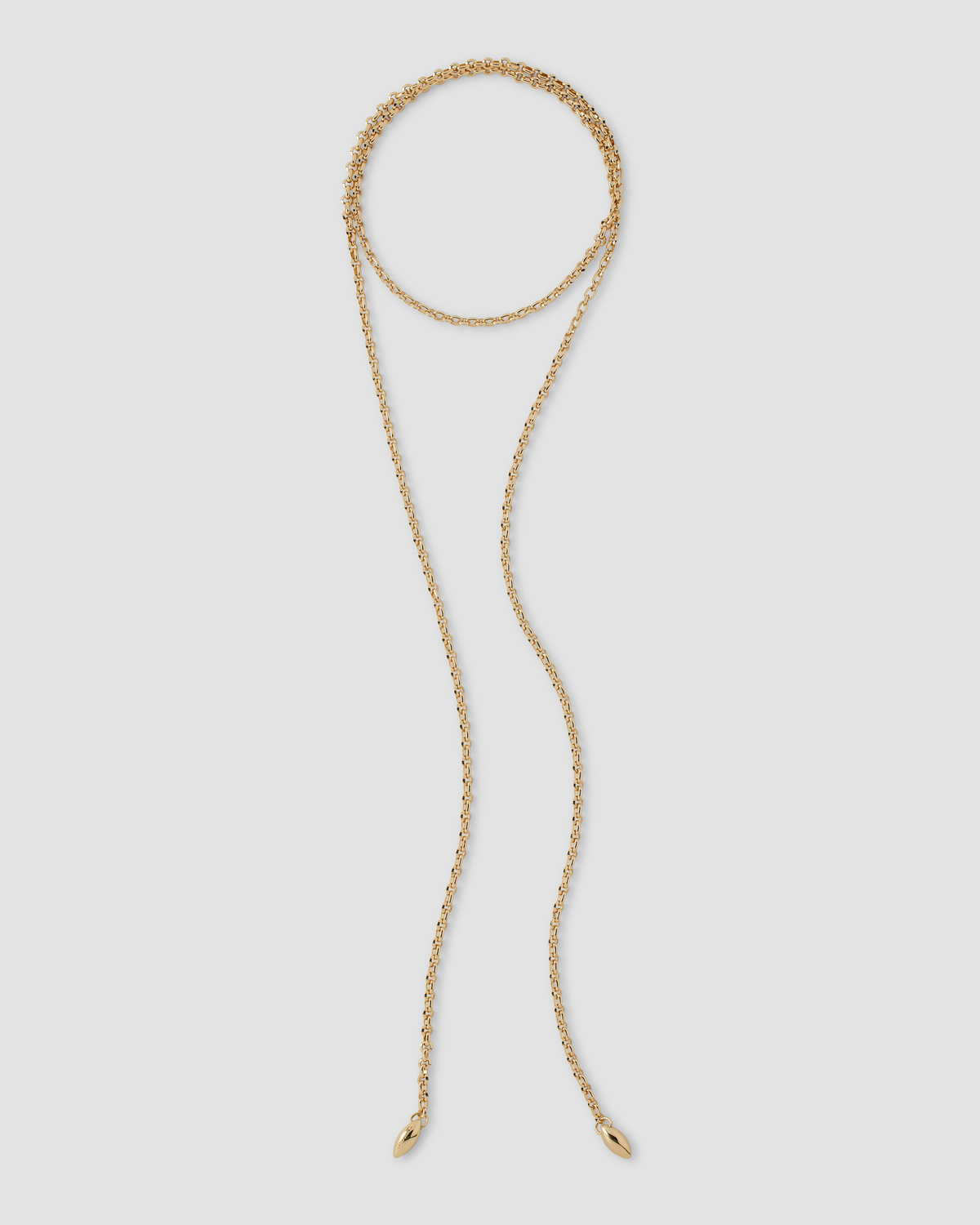 KDH 60" Wrap Necklace necklace - styled on model | 14k gold necklaces