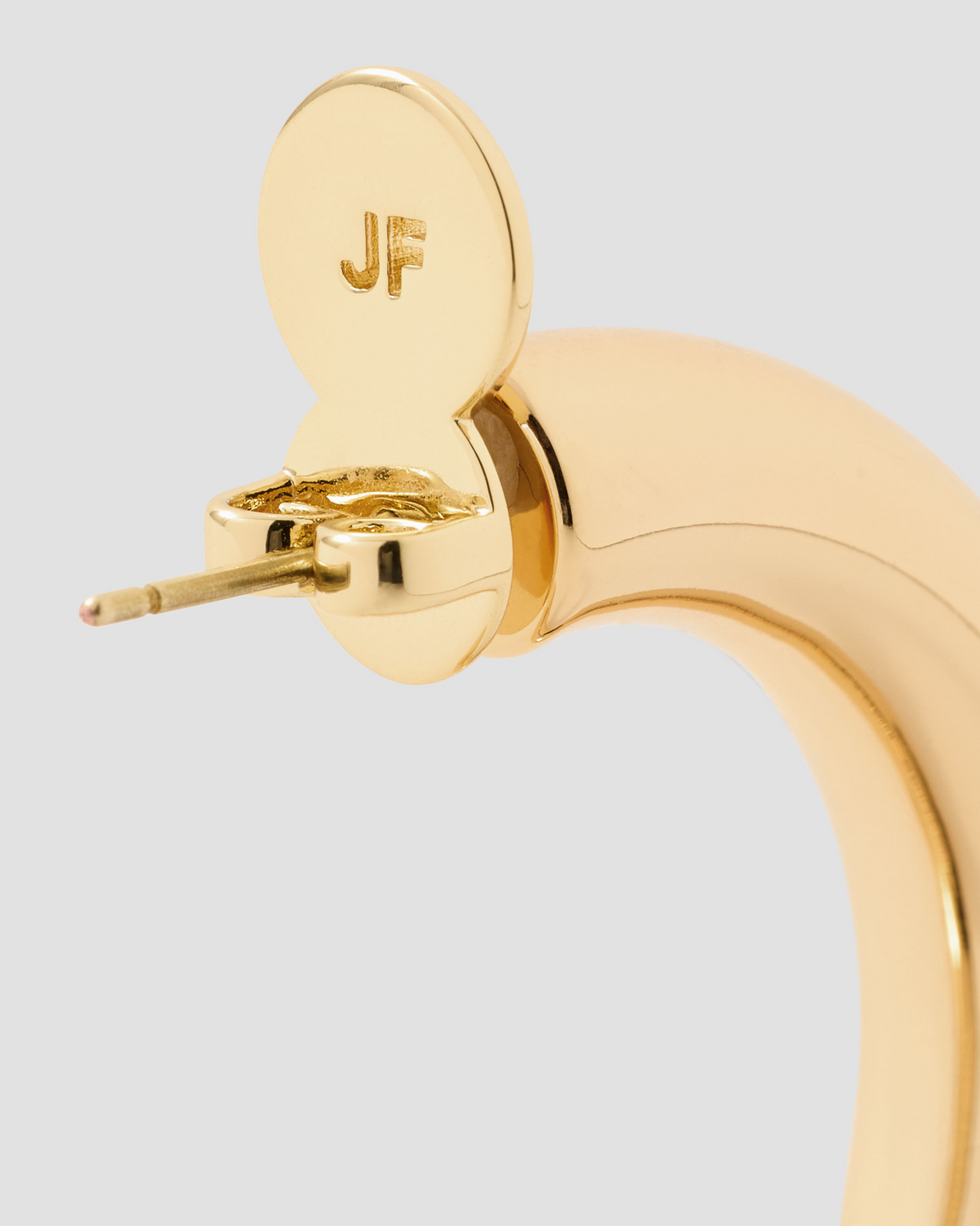 Lobe Savers earring - styled on model | gold earrings