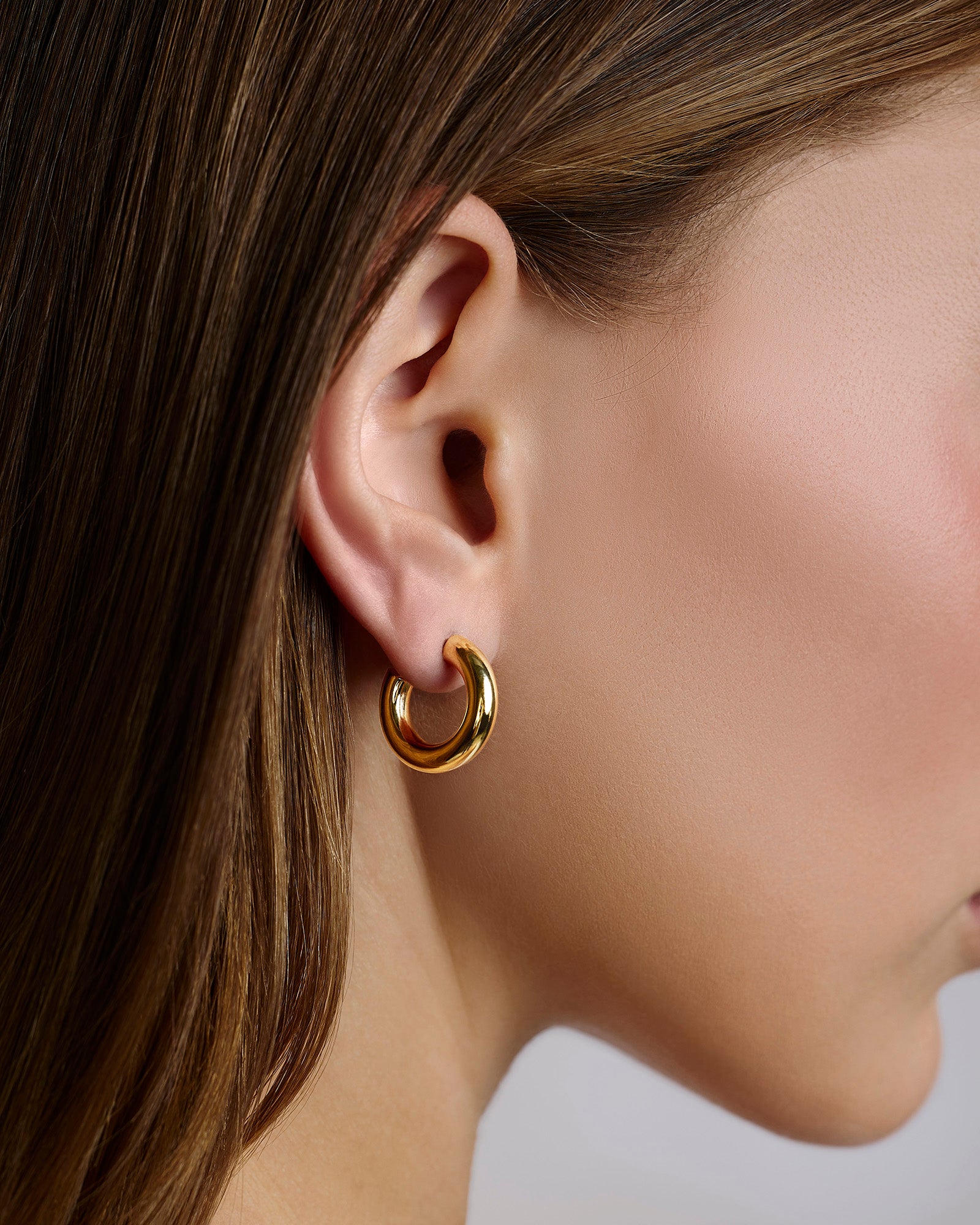 Lilly Micro Huggies | Gold Hoop Earrings for Women