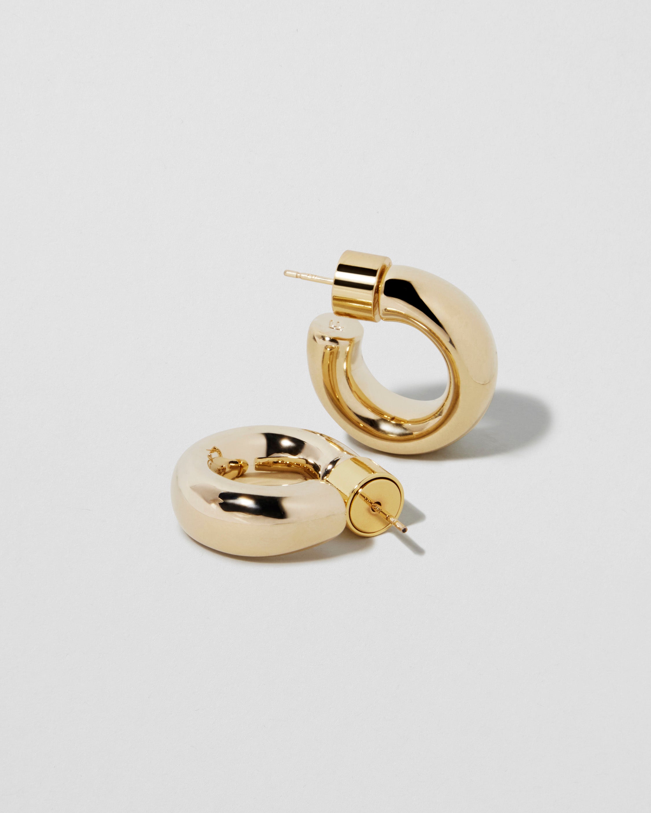 Samira Micro Huggies | Gold Huggie Earrings | Gold Earrings