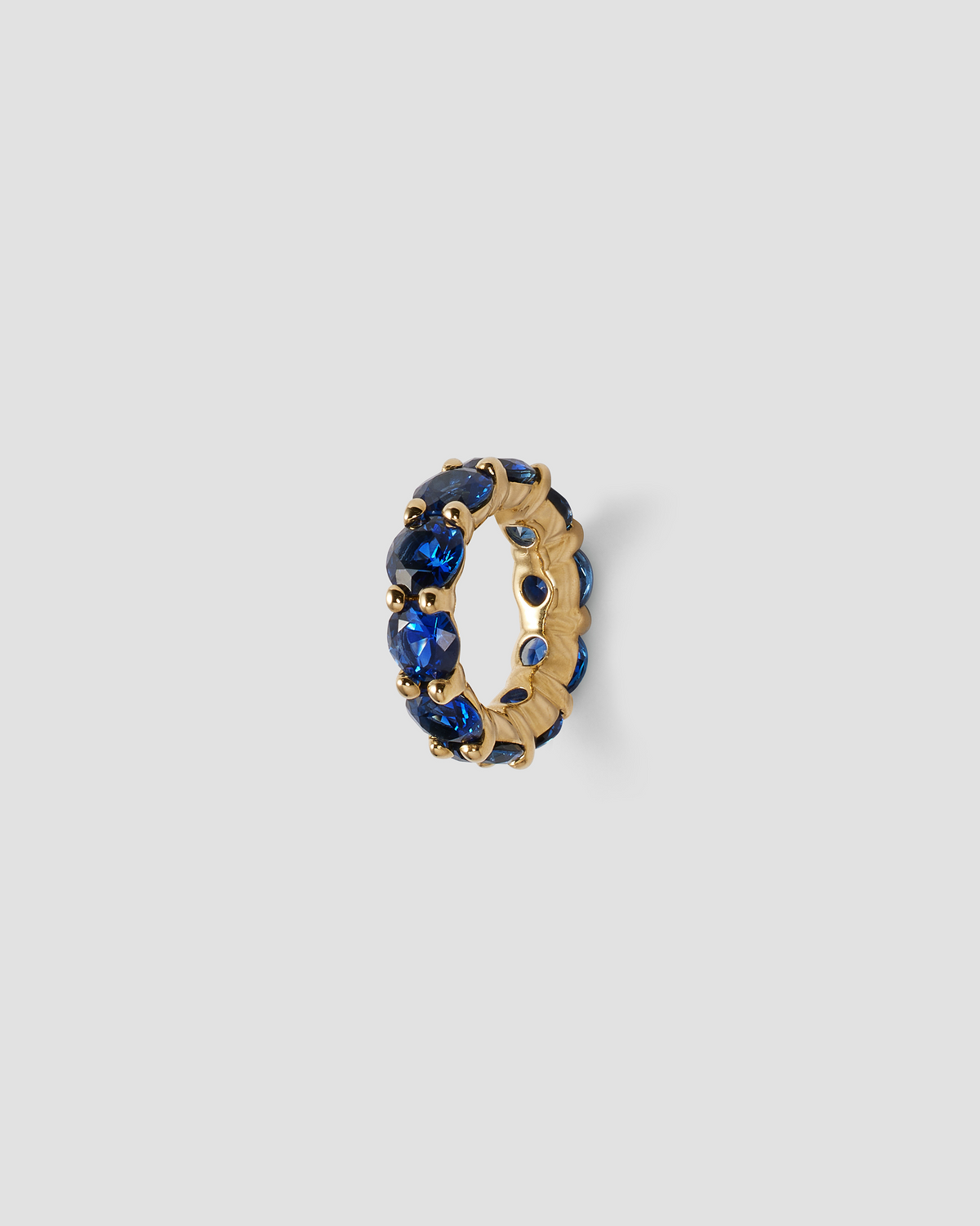 Eternity Bead charm - styled on model | gold charm necklace