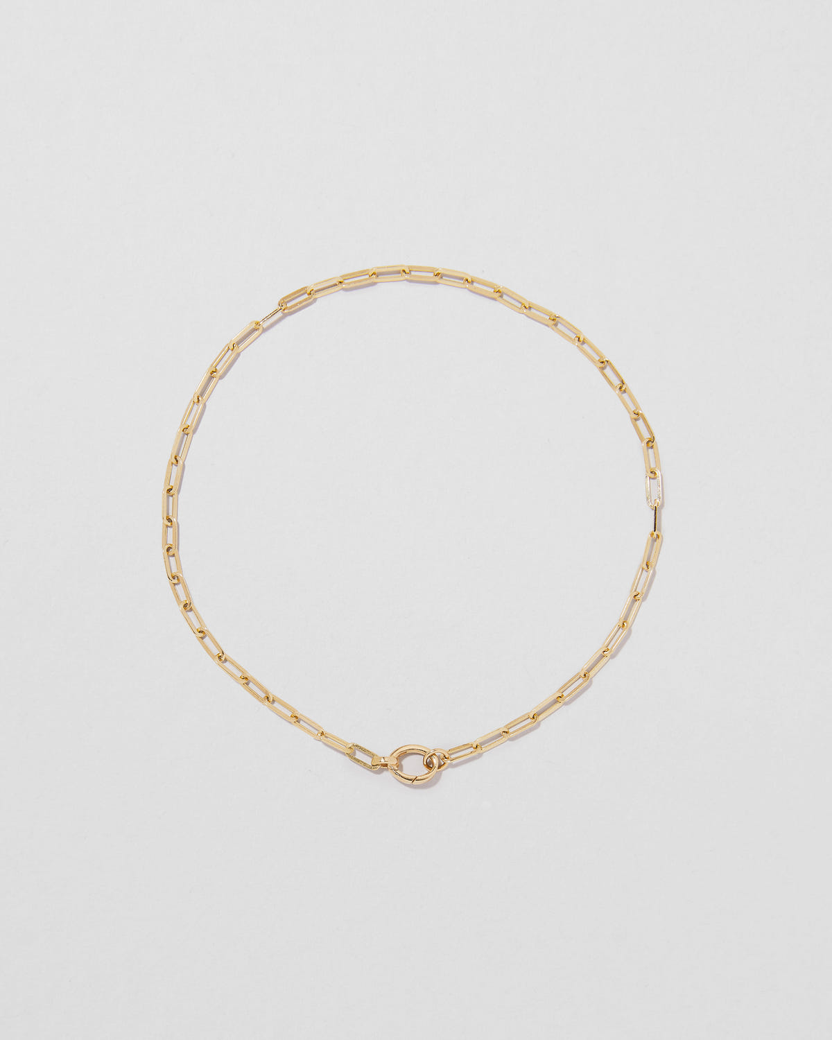 Jennifer Fisher - Small Long Link Anklet - Yellow Gold