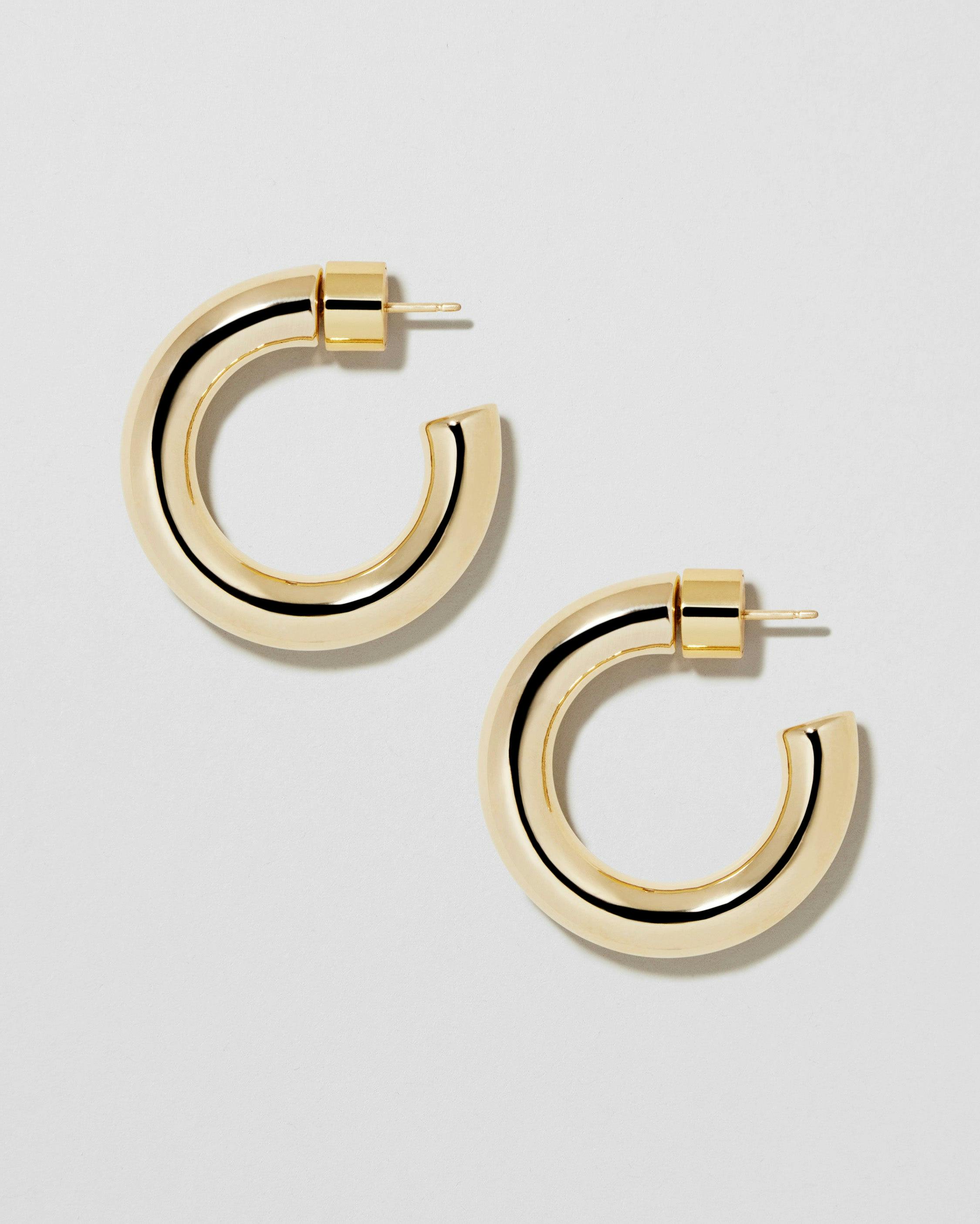 Samira Silver & Gold Huggie Earrings | Jennifer Fisher