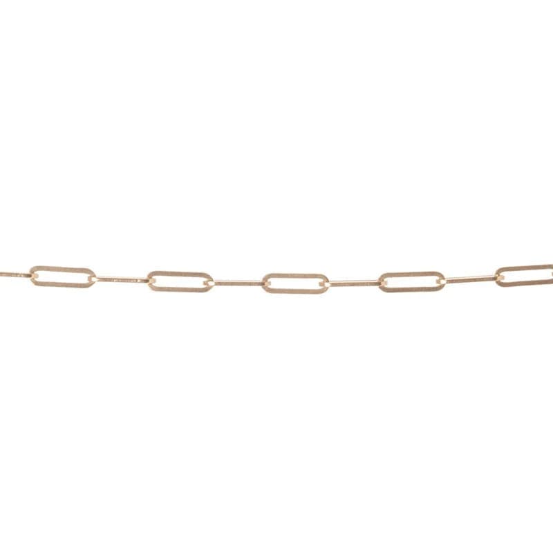 14K Long Link Chain Anklet Jennifer Fisher