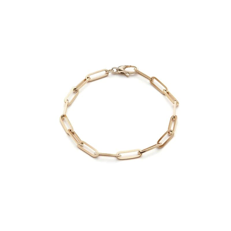 18K Long Link Charm Anklet Jennifer Fisher