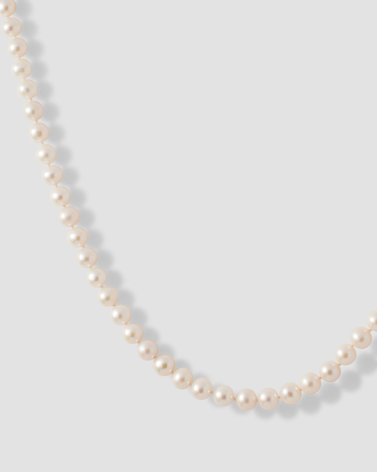Freshwater Pearl Necklace gold necklace - alternate angle | necklaces for women