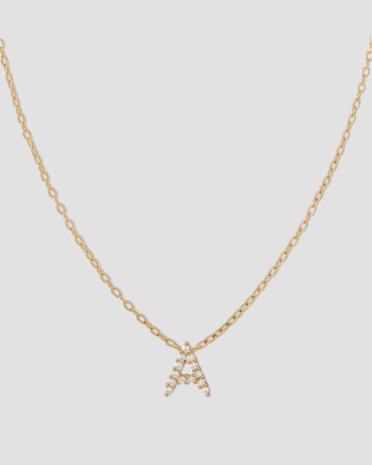 Small Floating Letter Pendant
