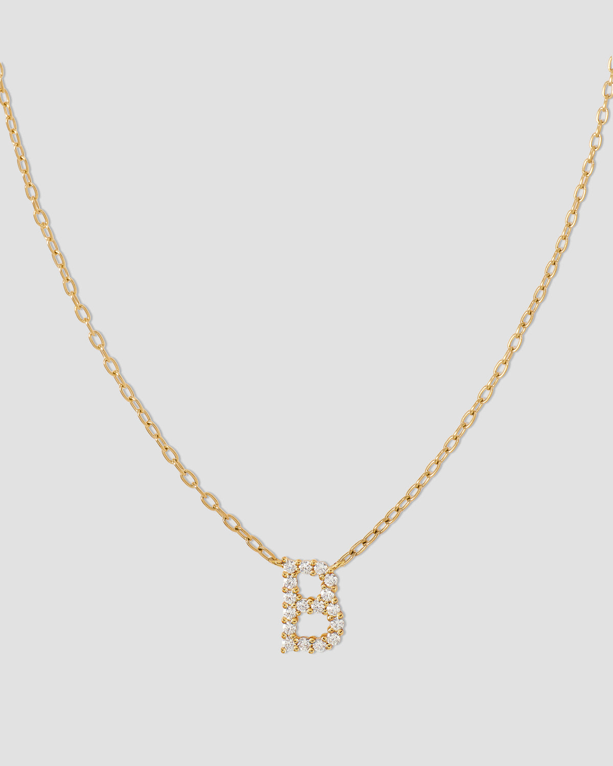 Small Floating Letter Pendant