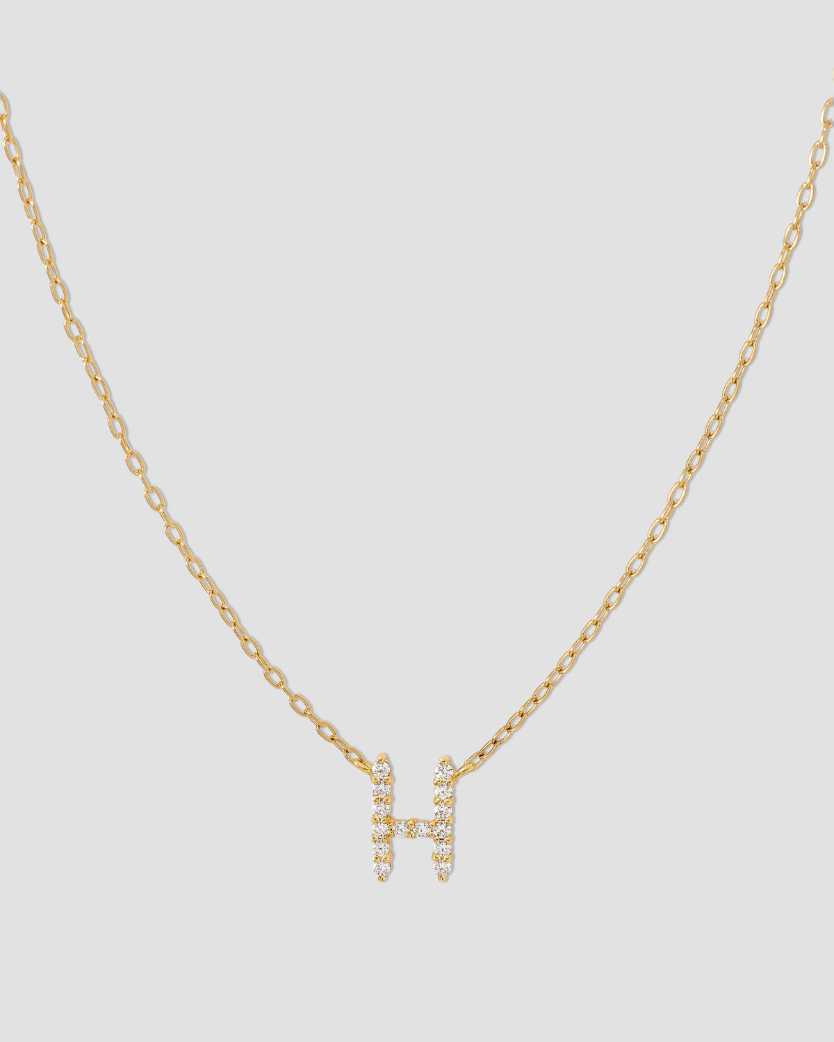 Small Floating Letter Pendant