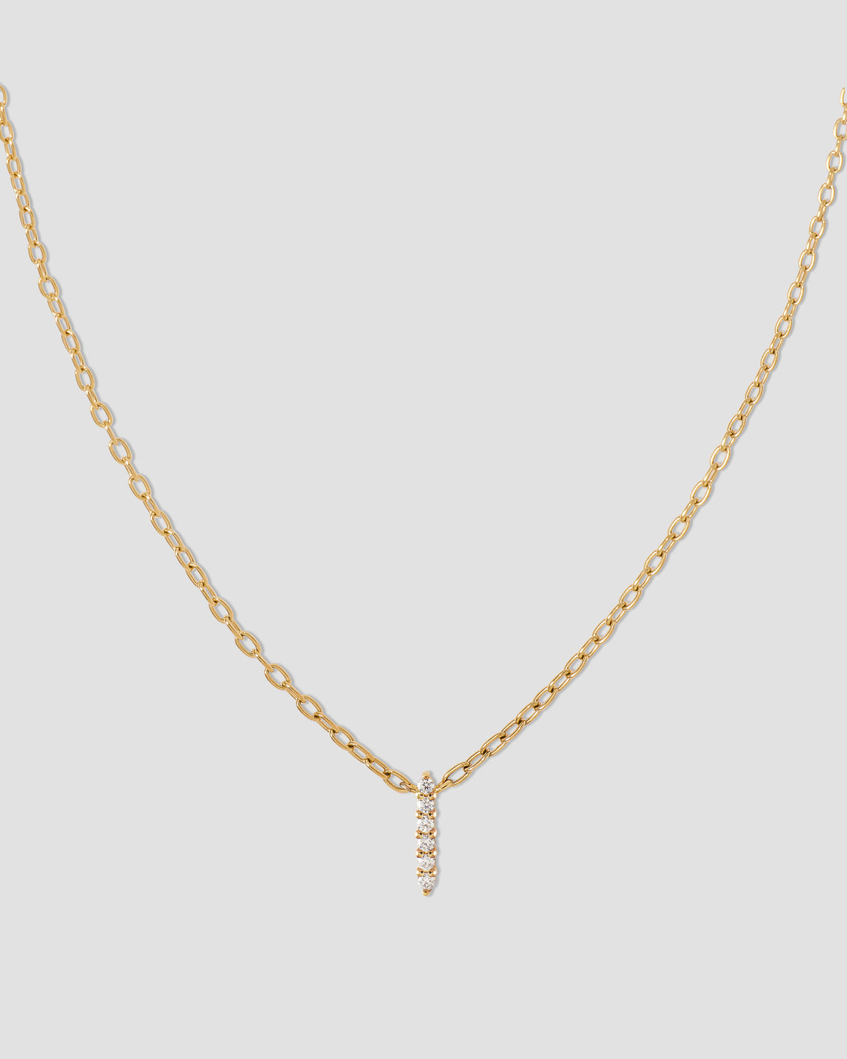 Small Floating Letter Pendant