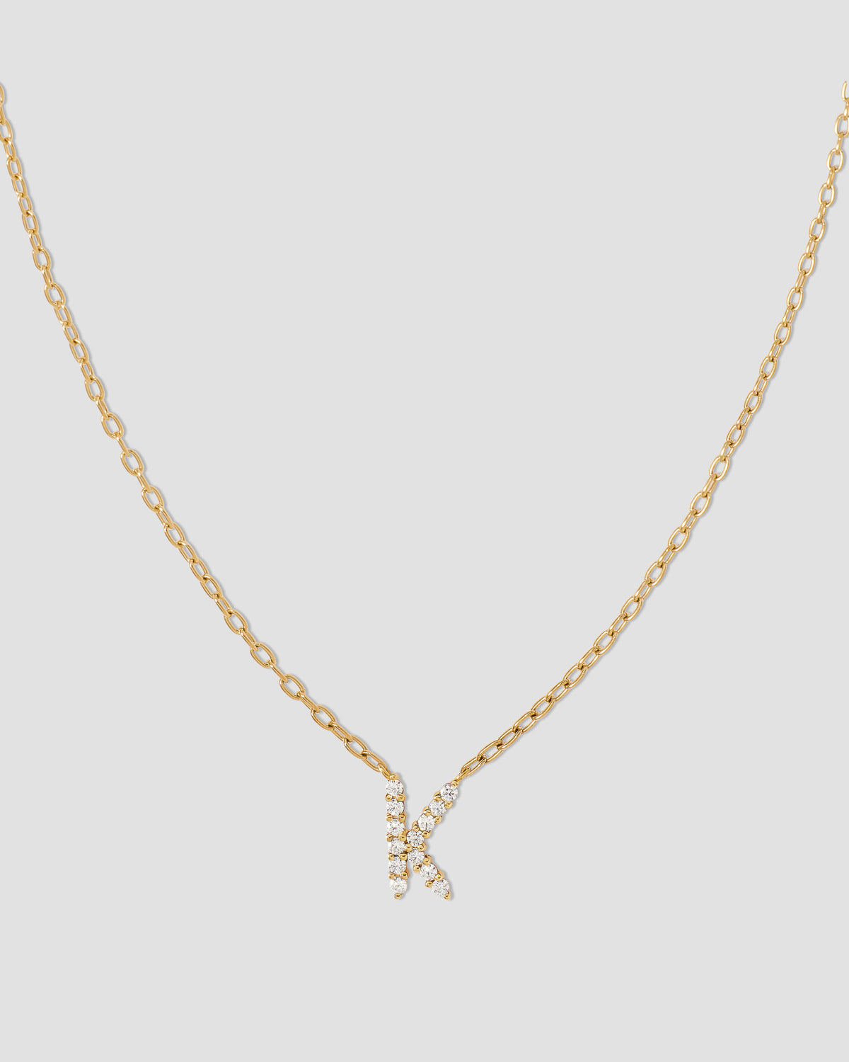 Small Floating Letter Pendant