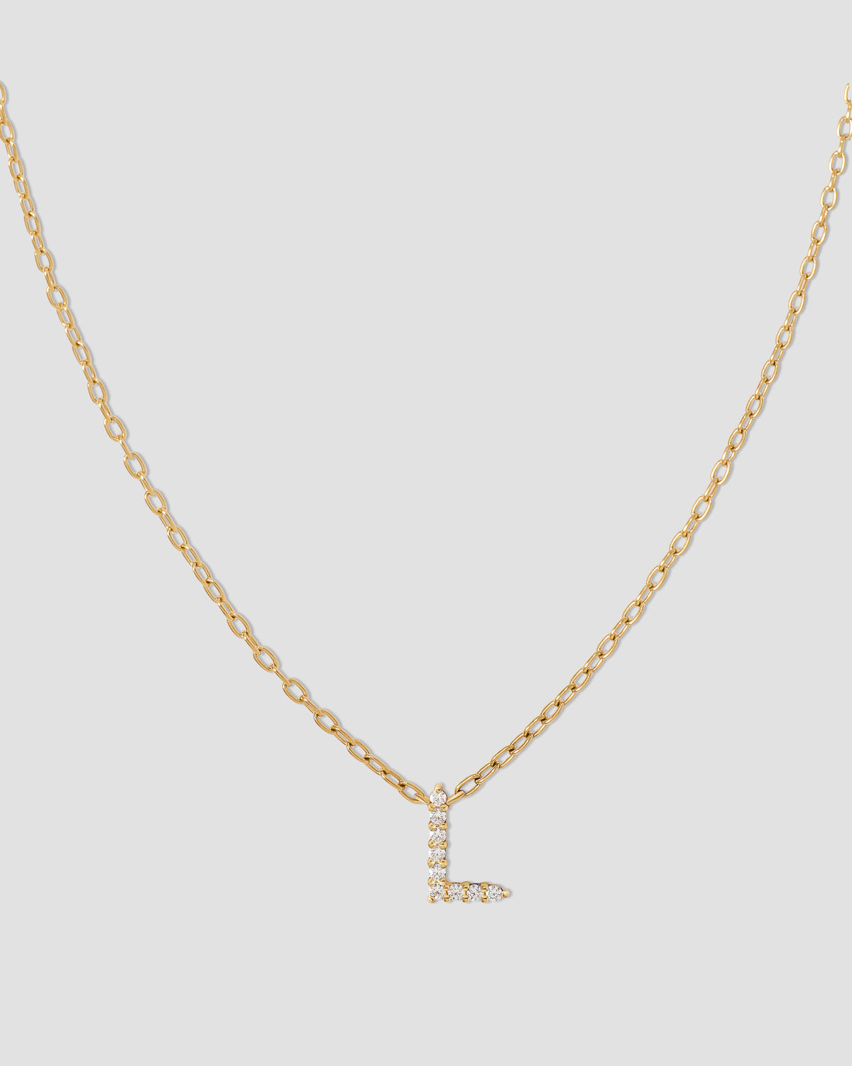 Small Floating Letter Pendant