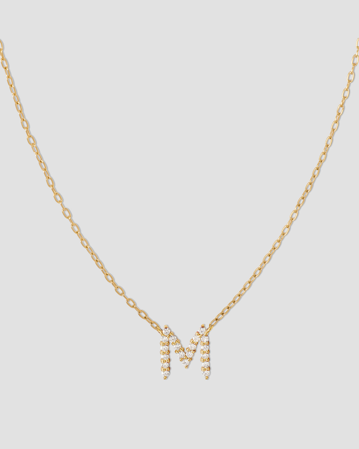 Small Floating Letter Pendant