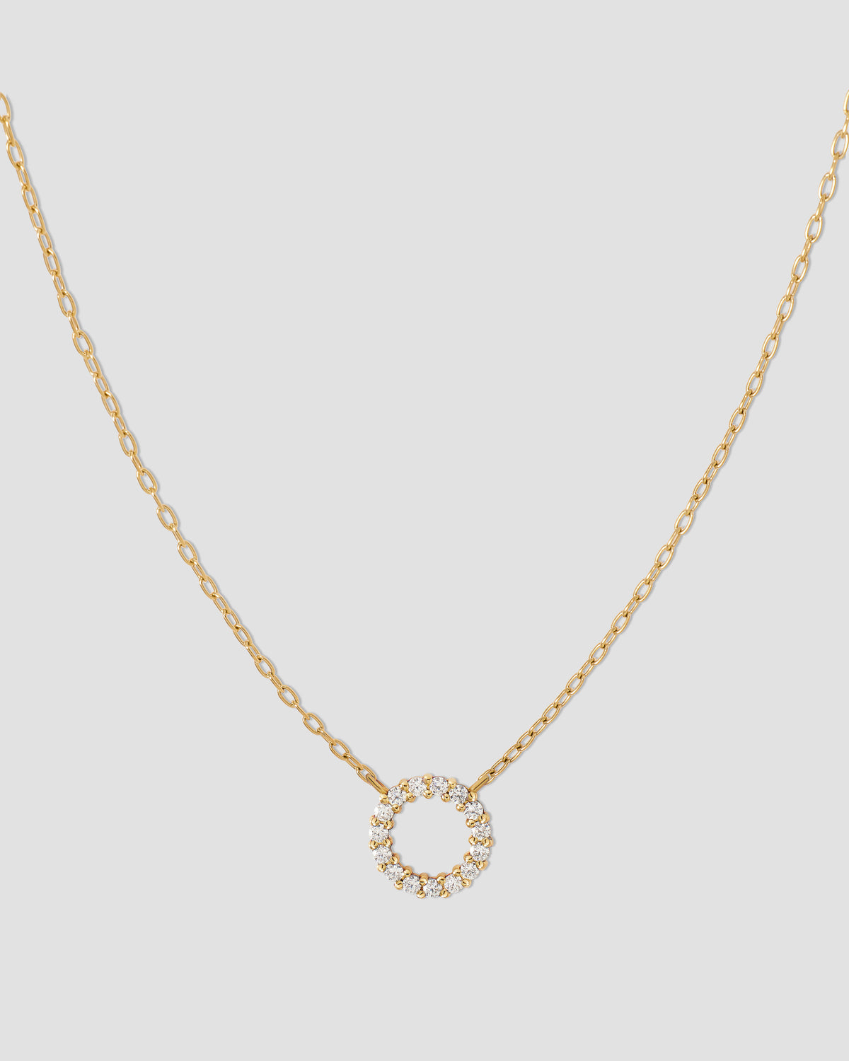 Small Floating Letter Pendant