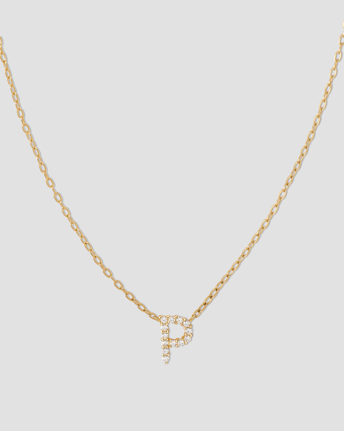 Small Floating Letter Pendant