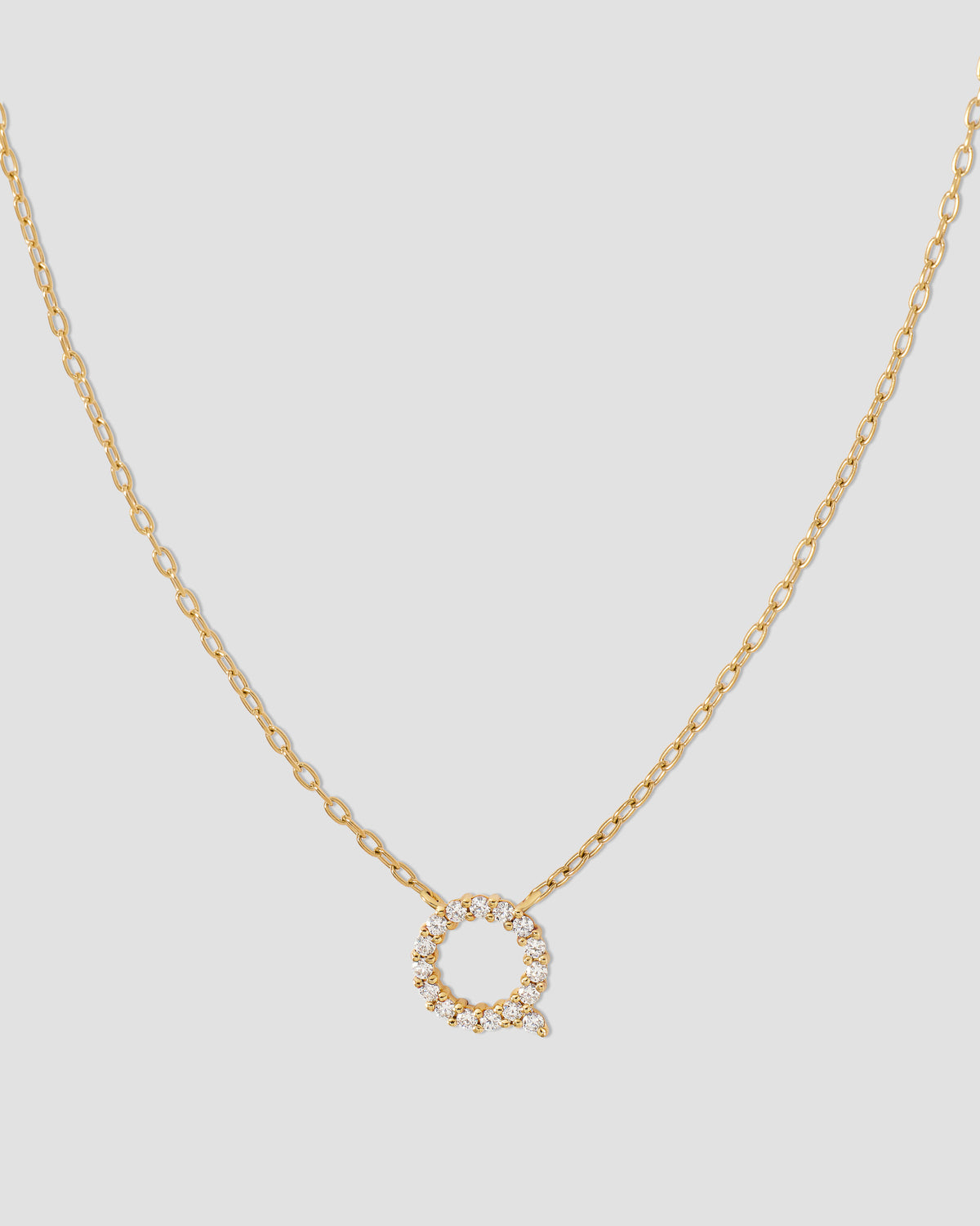 Small Floating Letter Pendant