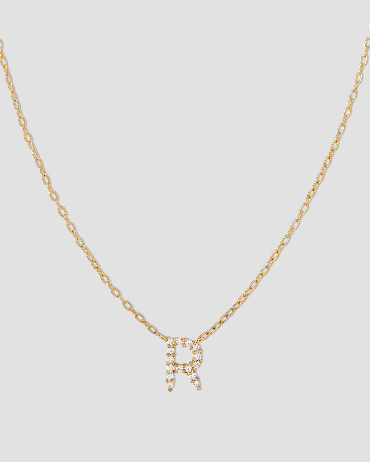 Small Floating Letter Pendant