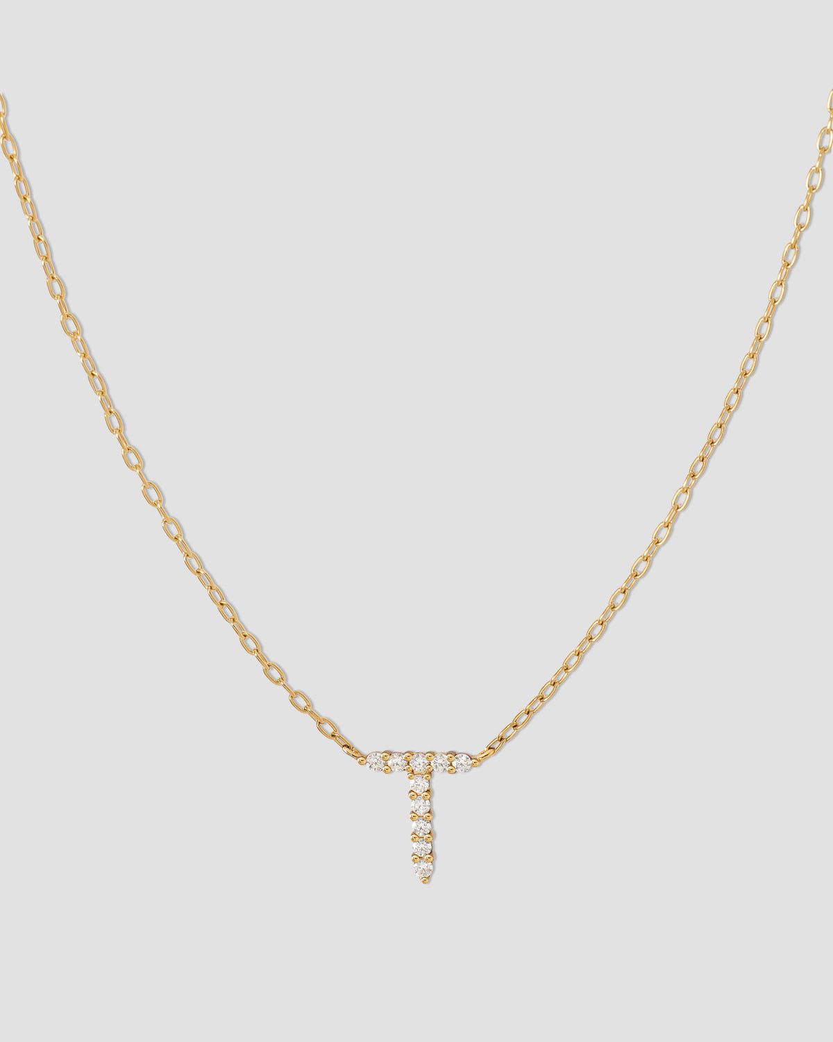 Small Floating Letter Pendant